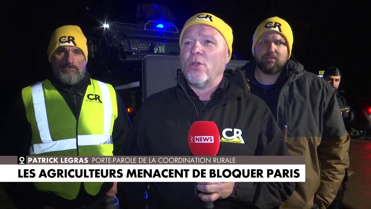 Colère des agriculteurs : «Nous sommes séquestrés par les forces de l'ordre depuis hier soir»