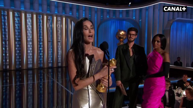 Demi Moore aux Golden Globes : Il y a quelques années je me suis dit que j'avais peut-être fini ma carrière et j'étais au plus bas