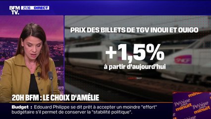LE CHOIX D'AMÉLIE - Hausse des tarifs du train: jusqu'où cela ira?