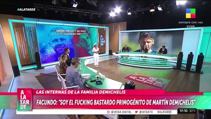 FEROZ INTERNA FAMILIAR por Facundo, el hijo de Martín Demichelis