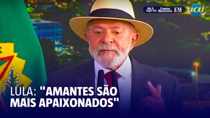 Lula compara democracia a amante em discurso