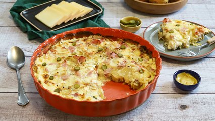 Tartiraclette façon smashed potatoes