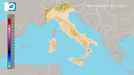 Piogge e rovesci al Centro e al Nord, neve sulle Alpi