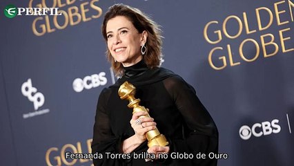 "Estrelas brilham no Globo de Ouro 2025: Fernanda Torres homenageia Fernanda Montenegro, Emilia Pérez vence Melhor Filme"