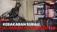 Kebakaran surau: Ruang solat imam, al-Quran tak dijamah api