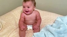 Laughing baby