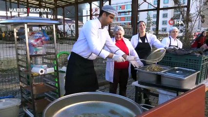 Artvin'in Borçka ilçesinde hamsi şenliği