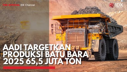 AADI Targetkan Produksi Batu Bara 2025 65,5 Juta Ton