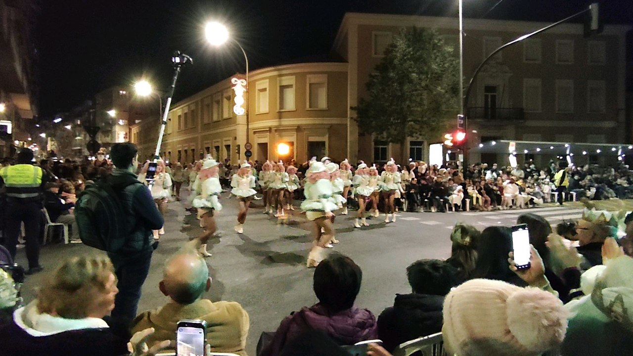Cabalgata de los Reyes Magos Murcia 2025.