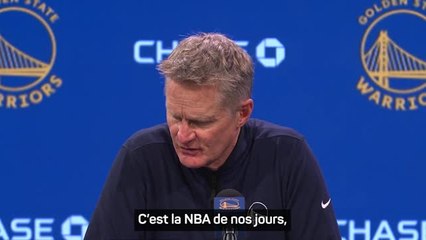 Warriors - Kerr : "Une défaite est une défaite"