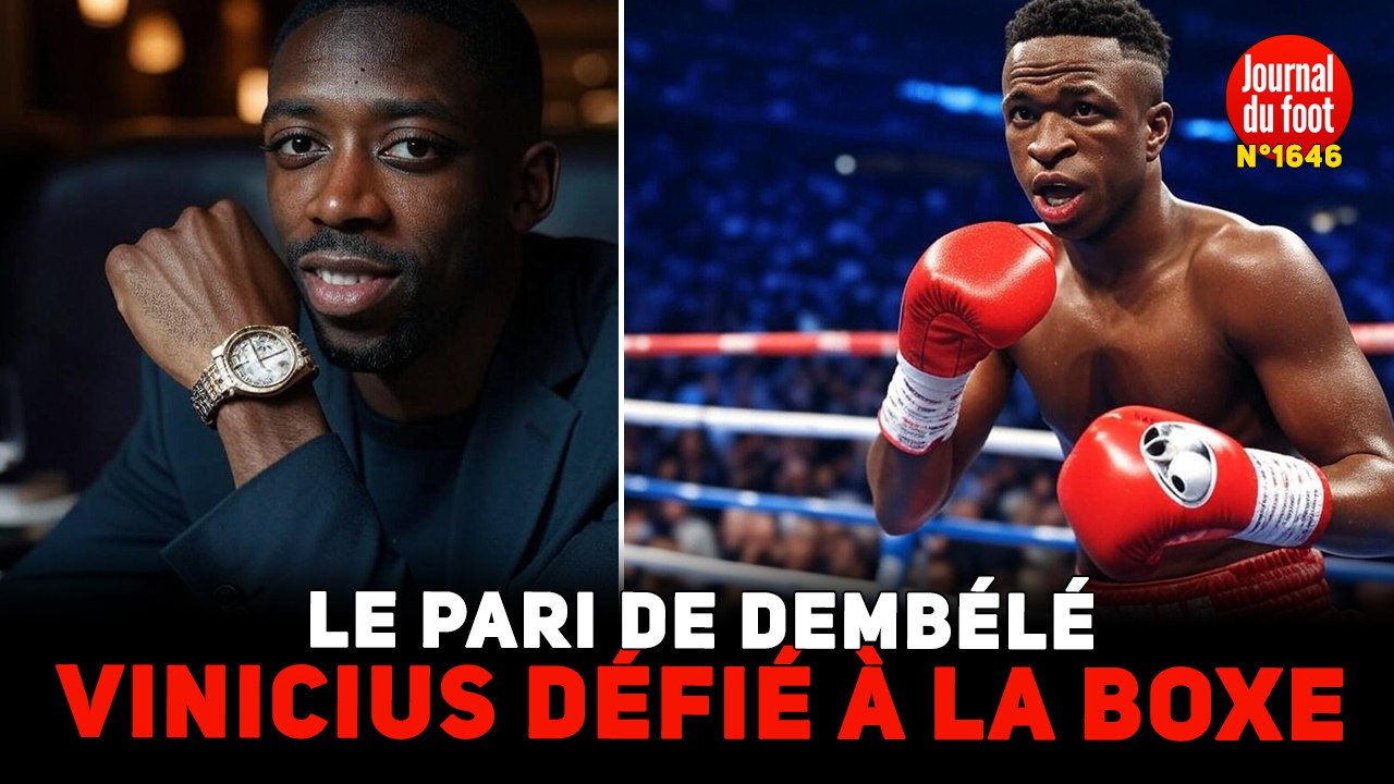 Le pari de DEMBÉLÉ | KO en 10 secondes, ring de BOXE : un joueur défie VINICIUS !
