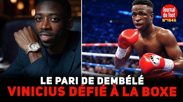Le pari de DEMBÉLÉ | KO en 10 secondes, ring de BOXE : un joueur défie VINICIUS !
