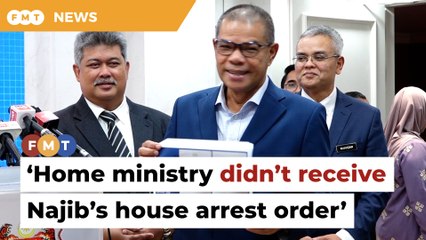 Home ministry didn’t receive any directive on Najib’s house arrest, says Saifuddin