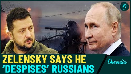 Zelensky Tears Into Putin, Explains Hatred For Russians; ‘They Speak the Language of Weapons’