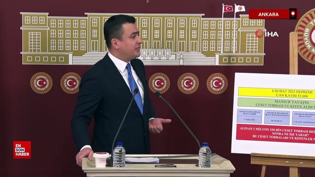 AK Parti Milletvekili Gökçek'ten tabutlu basın açıklaması