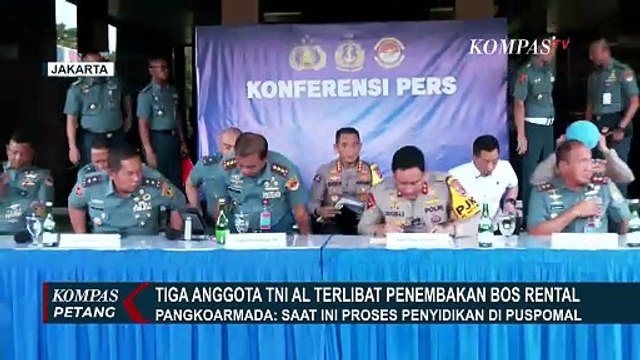 3 Oknum TNI AL Terlibat Penembakan Bos Rental Mobil Dalam Proses Penyidikan di Puspomal