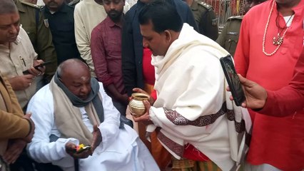 पूर्व प्रधानमंत्री एचडी देवगौड़ा ने की बाबा बासुकीनाथ धाम मंदिर में पूजा आरती आज