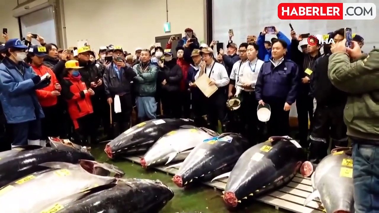 Japonya'da Yeni Yıl Mezadı: 276 Kilogramlık Mavi Yüzgeçli Orkinos 1,3 Milyon Dolara Satıldı