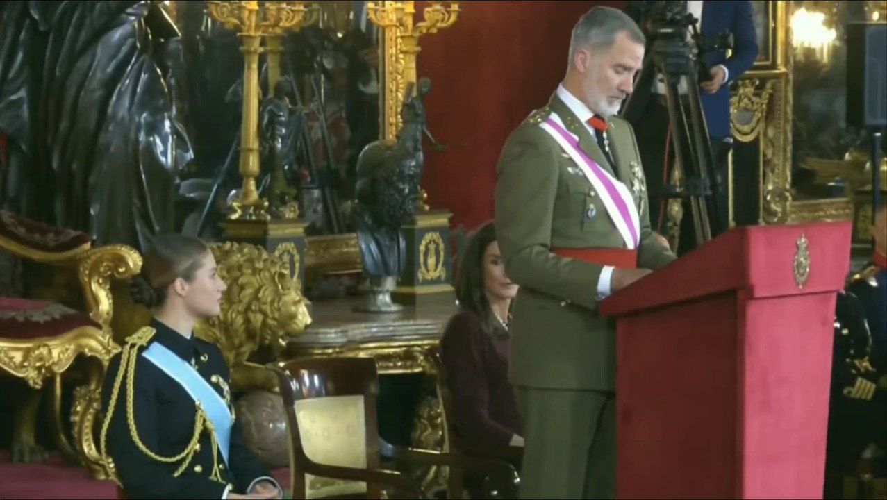 El Rey destaca el valor de las Fuerzas Armadas en la DANA