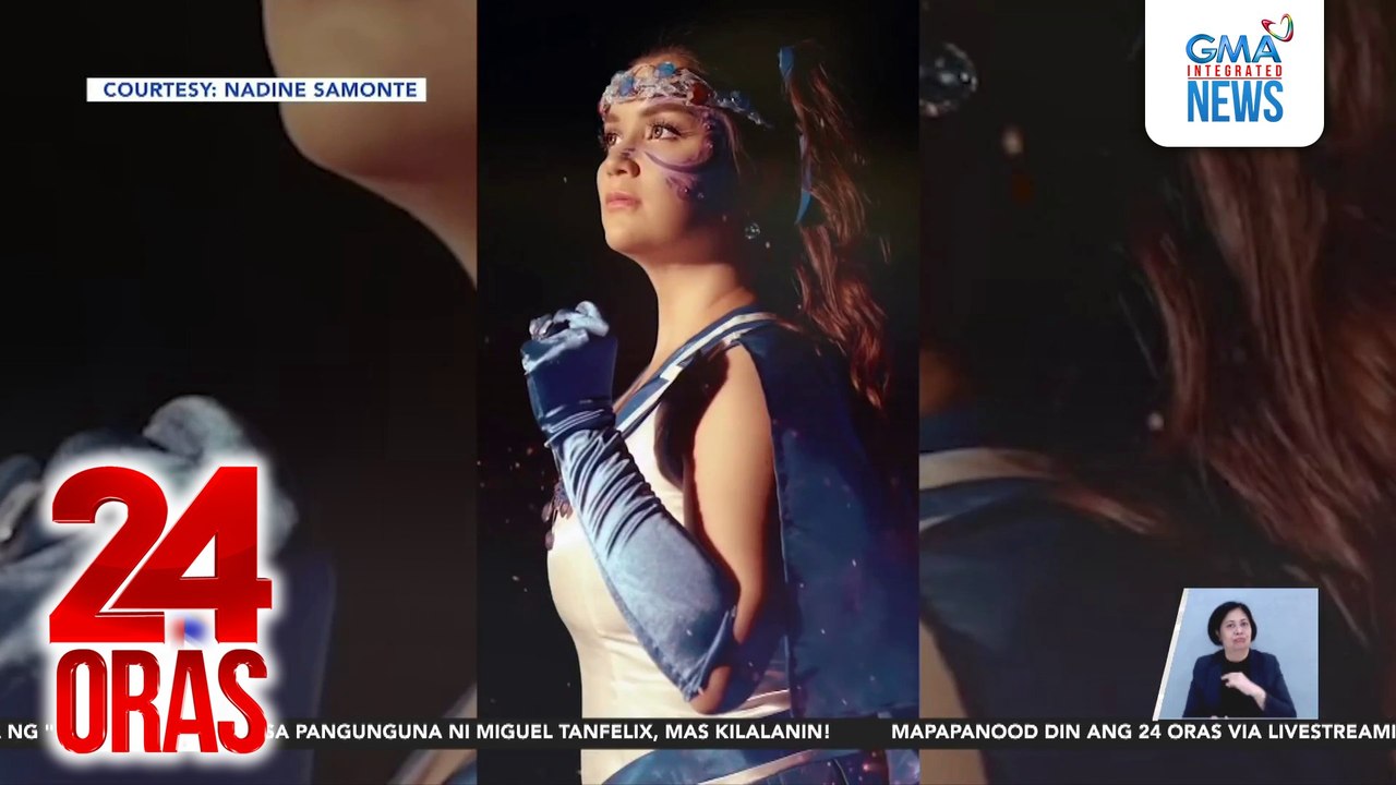 Iconic character ni "Super T" sa "Super Twins", muling binuhay ni Nadine Samonte kasama ang anak na si Heather | 24 Oras