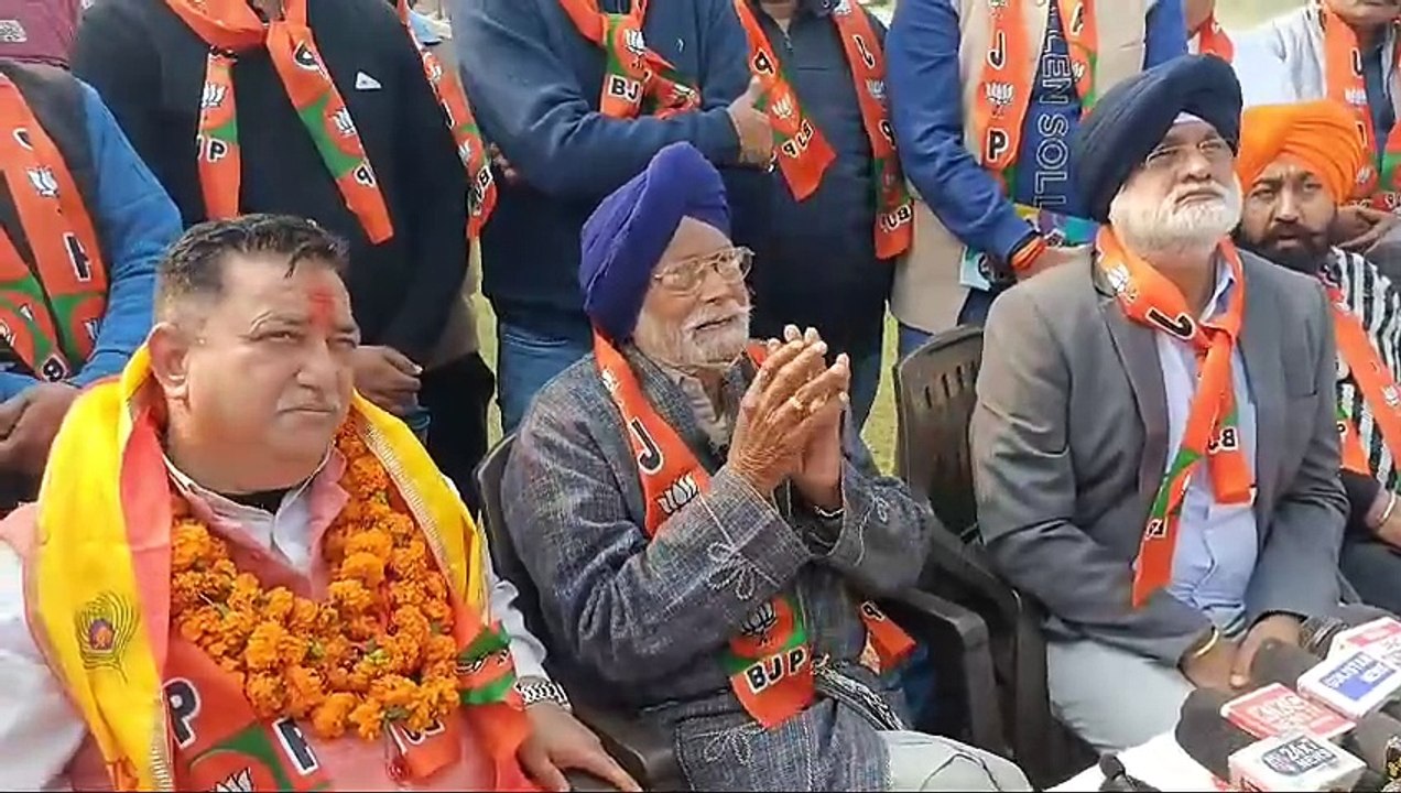 पूर्व विधायक हरभजन सिंह चीमा ने की प्रेस वार्ता