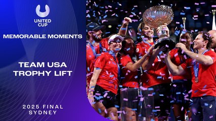 Estados Unidos levanta el trofeo de la United Cup 2025