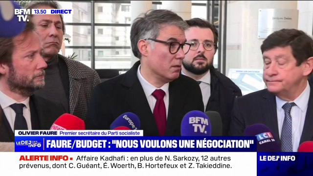 Consultations sur le budget: Les échanges vont se prolonger , assure Olivier Faure (PS)