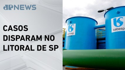 Sabesp diz que surto de virose na Baixada Santista não tem a ver com rede de esgoto