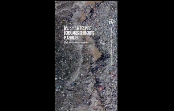 Indonésie : l’un des pire échouages de déchets plastiques à Bali