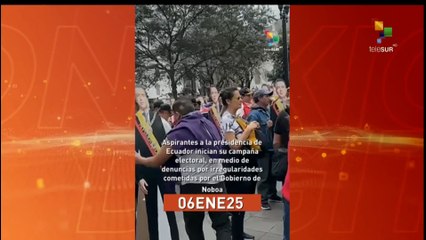 Inicia campaña electoral en Ecuador de cara a presidenciales