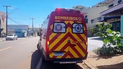 Acidente de moto mobiliza Siate na Rua Itália