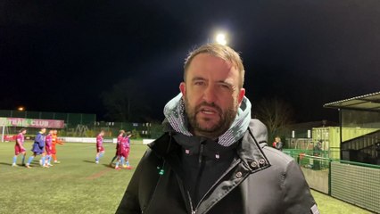 Alton manager Kevin Adair post-Horley Town