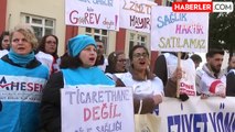 Aile Hekimleri Yeni Yönetmeliğe Karşı Edirne'de Eylem Düzenledi