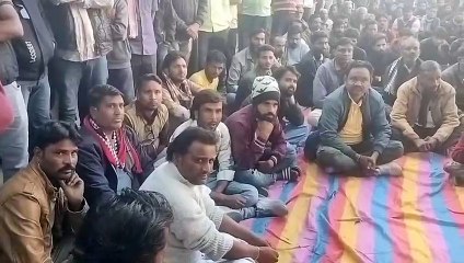 शिवगंज में युवक का अपहरण कर हत्या का मामला  - दिनभर चले धरना प्रदर्शन के बीच शाम को एडीएम की मौजूदगी में हुई सुलह