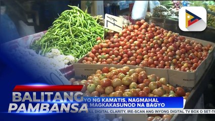 Presyo ng kamatis, nagmahal dahil sa magkakasunod na bagyo