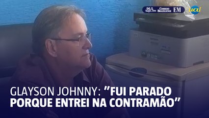 'Polícia me parou porque entrei na contramão', diz vereador de Santa Luzia