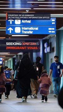 Long journey yet: Afghans seeking US resettlement arrive in Philippines