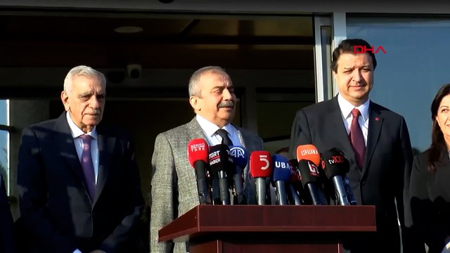 DEM Parti heyeti, Saadet Partisi Genel Başkanı Arıkan'ı ziyaret etti