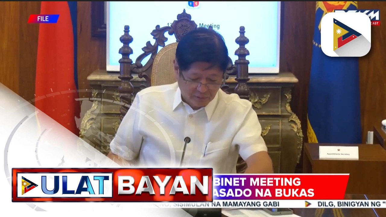 Unang full Cabinet meeting ng administrasyon ni PBBM, kasado na bukas
