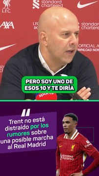 Slot defiende a Trent: “Su bajo rendimiento hoy no es por los rumores del Real Madrid”