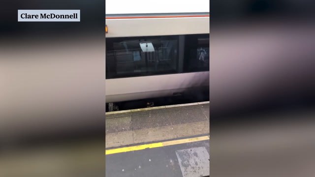 Gatwick Airport station evacuated after train catches fire with passengers facing major disruption