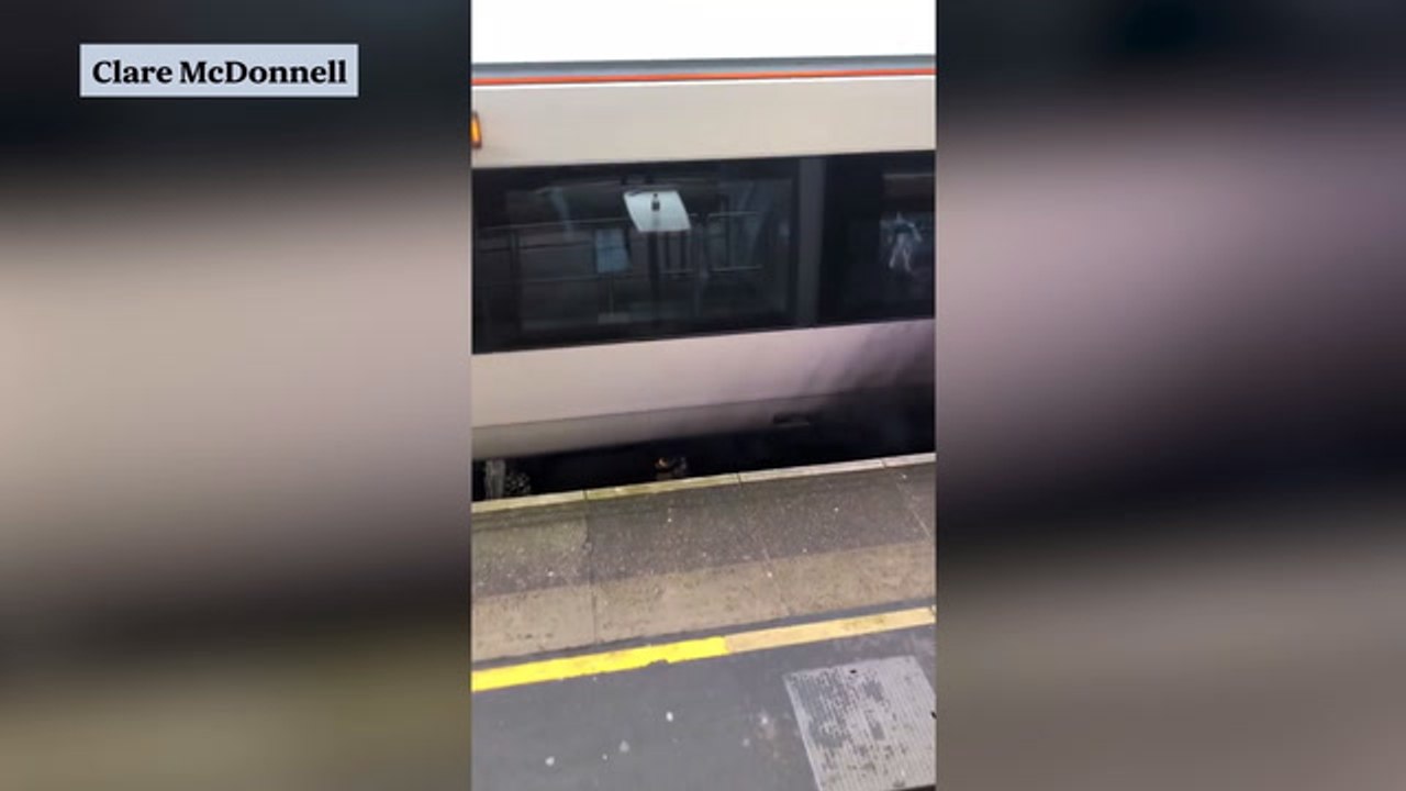 Gatwick Airport station evacuated after train catches fire with passengers facing major disruption