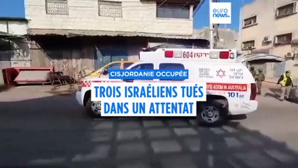 Trois Israéliens tués dans un attentat en Cisjordanie occupée