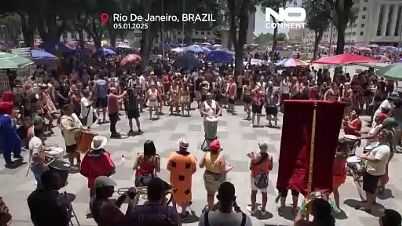 Rio kicks off 2025 carnival season with unofficial street parties