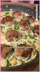Boulettes à la sauce champignons