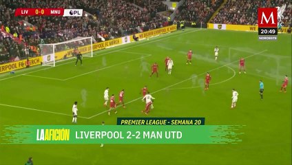 Liverpool y Manchester United empatan tras partidazo en un frío Anfield