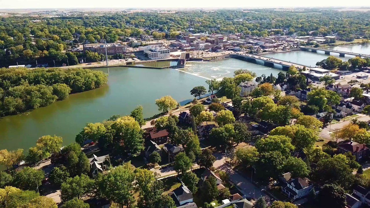 SEPT 20 2024  Dixon IL  Rock River Downtown Galena Ave Miller Golf Complex