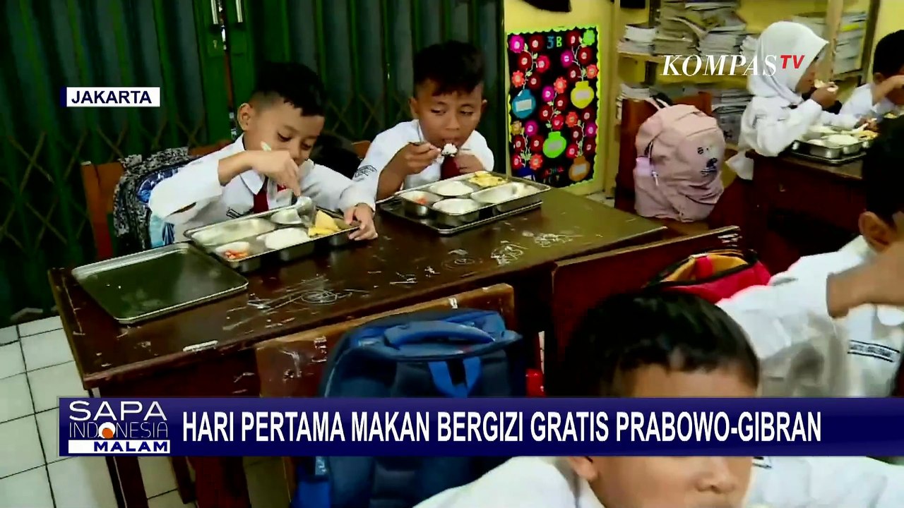 Hari Pertama Program Makan Bergizi Gratis di 26...