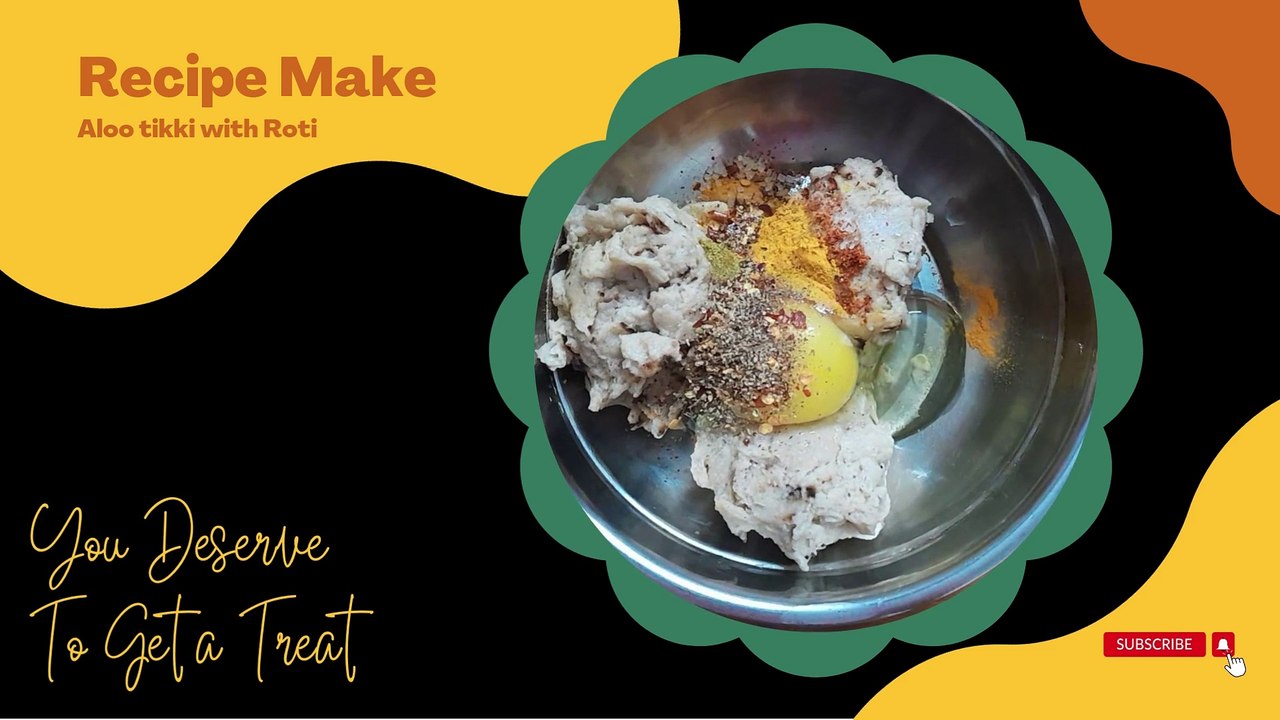 Aloo Tikki with Roti Recipe – Tasty and Filling