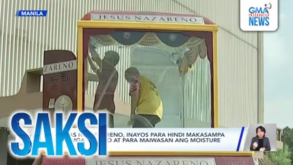 Iba't ibang kalsada sa Quezon City at daraanan ng prusisyon ng Nazareno, nilinis | Saksi